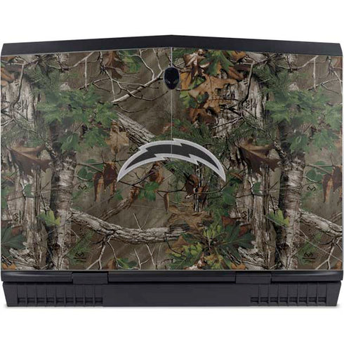 NFL Los Angeles Chargers Realtree Xtra Green Camo Dell Alienware Skin